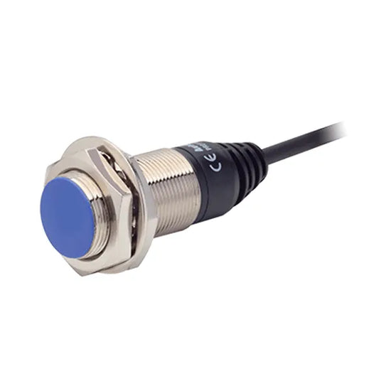 PRD18-7DN Sensor inductivo M18 SN Ext 7mm Rasante 3 hilos 24VCD NPN NA