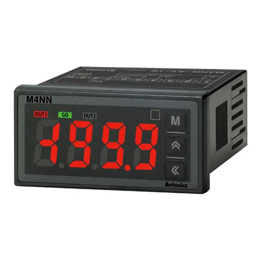 M4NN-DA-11 Amperímetro DC de panel 48WX24Hmm 5-24VCC NPN