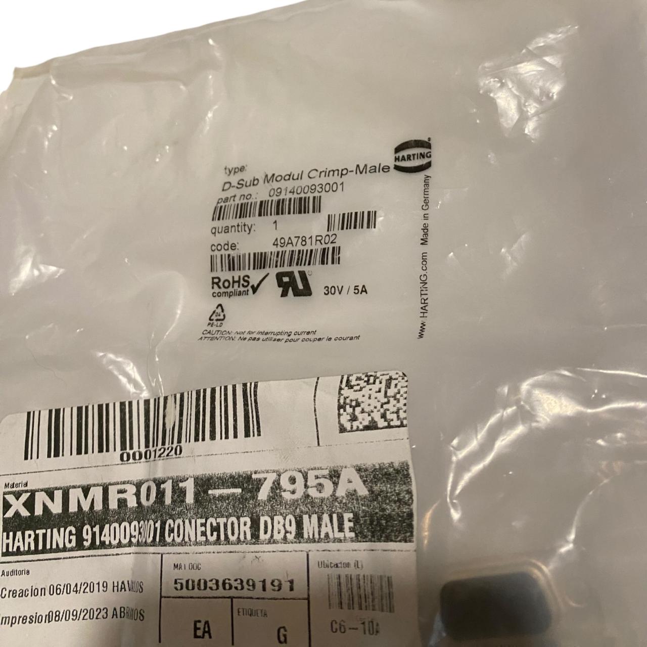 Harting 9140093001 conector