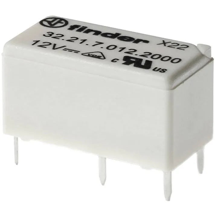 Mini-relevador para circuito impreso 5 pines 24VCD 1CO 1NA1NC AgCdO 6A 250V