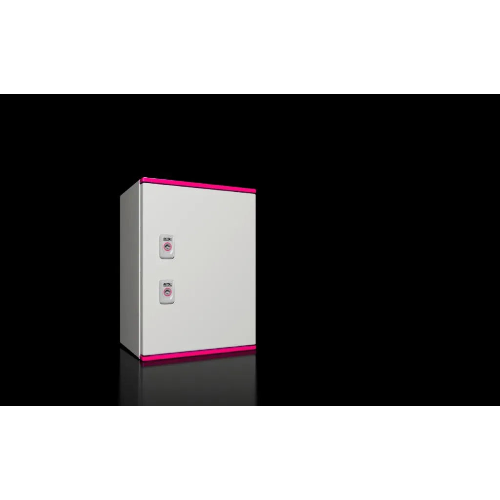 AX Gabinete mural de poliester 1P 400Hx300Wx200Dmm RAL7035 IP66 NEMA 4X