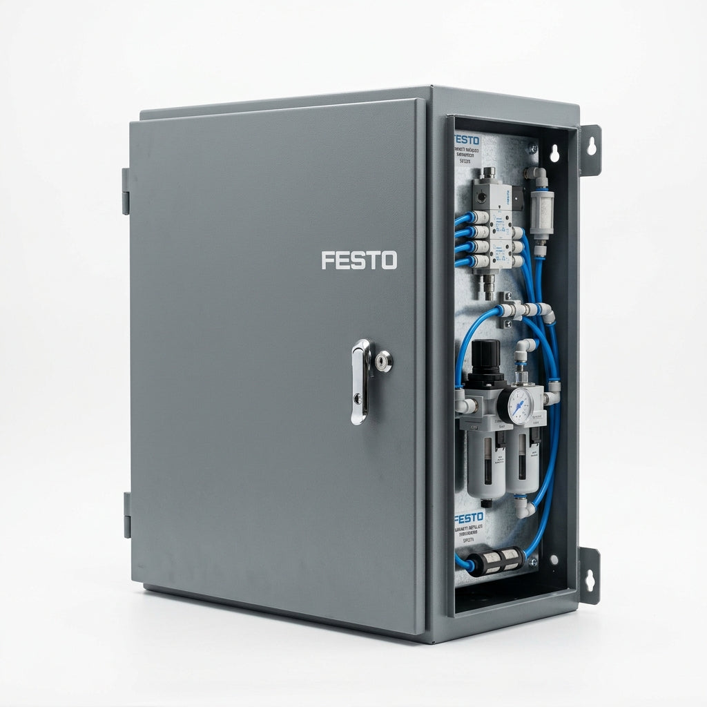 FESTO GABINETE METALICO 500X400X200 CON PLATINA