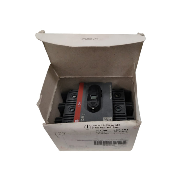 ABB	1S200B11907600543/OT125F3 Interruptor termomagnético