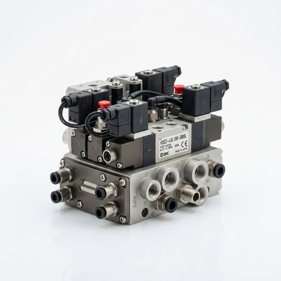 SMC VQC2-LAL100-BBBL CILINDRO NEUMATICO CON DETALLE