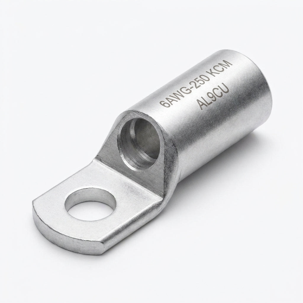 Terminal mecánica de aluminio barreno de 6AWG-250 KCM