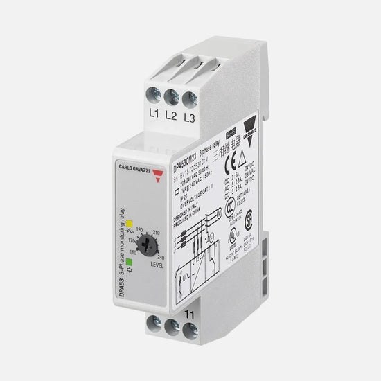 Relevador trifasico de monitoreo de sequencia y perdida de sequencia 208-240 VCA