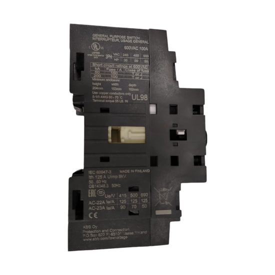 ABB	1S200B11907600537/OT125F3 Interruptor Termomagnético