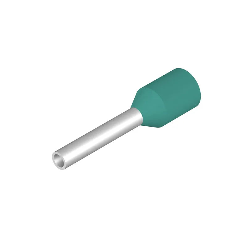 H0,34/10 TK Terminal tipo ferrul aislado 10L 0.34mm² 22AWG W-Turquesa 500PZ