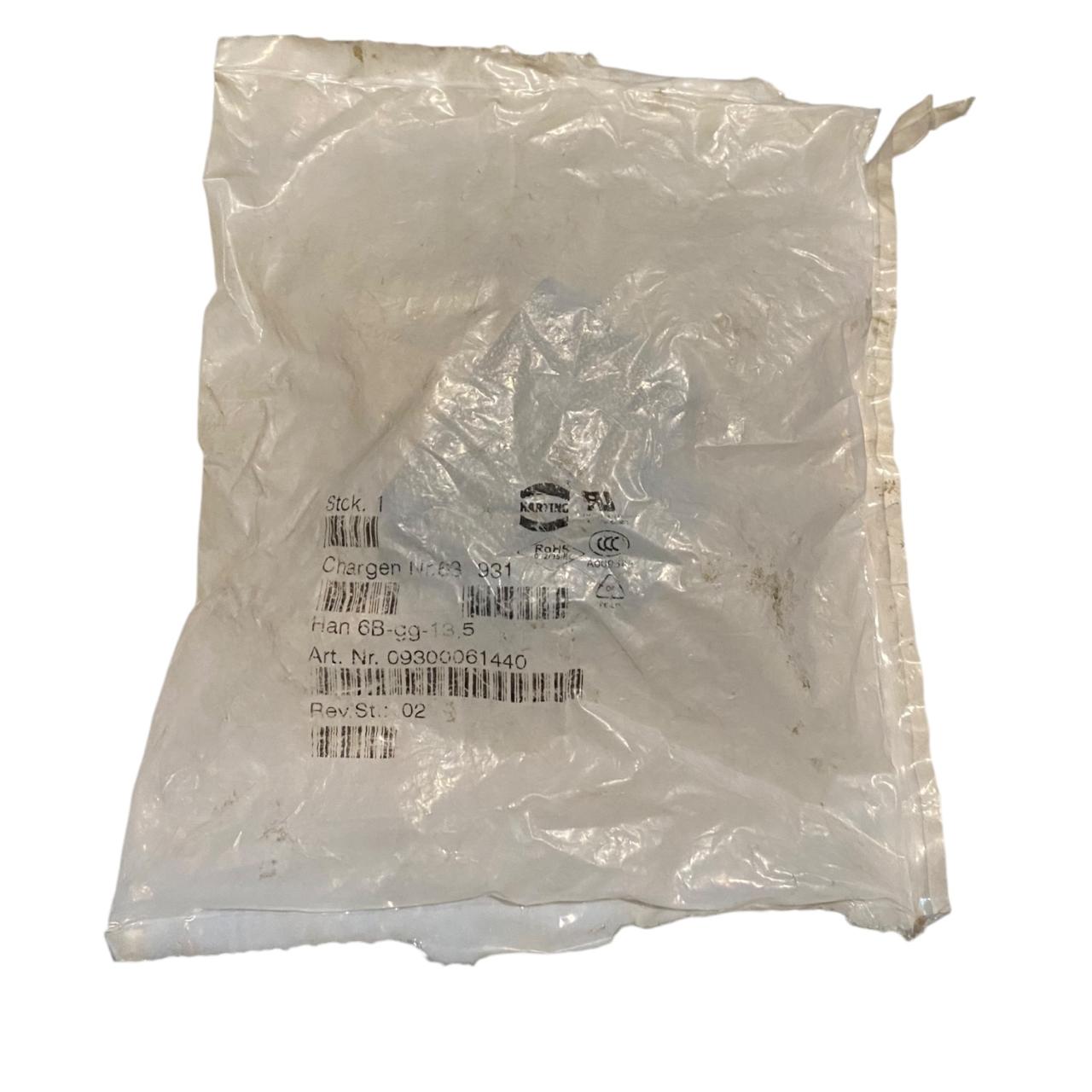 Harting HAN 6B-GG-13,5 conector metal cover