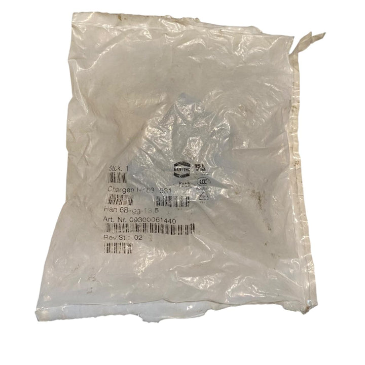 Harting HAN 6B-GG-13,5 conector metal cover