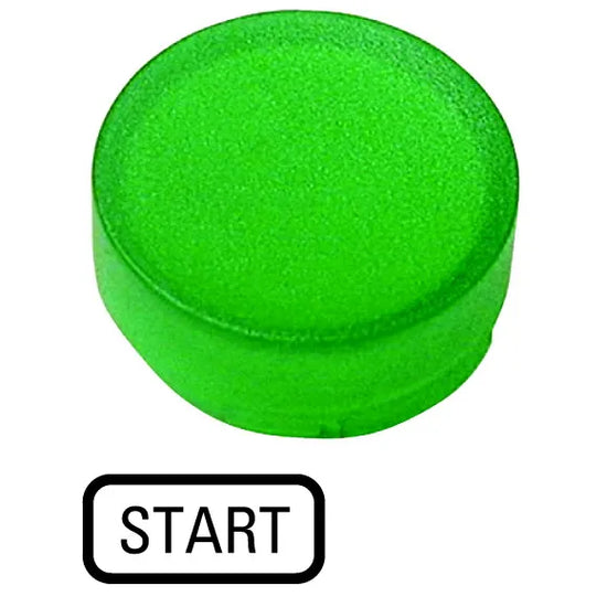 M22-XDLH-G-GB1 RMQ-Titan Lente para Botón Diseño-Saliente color Verde -START-