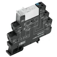 TRS 24VDC 1CO 16A Interfaz relé + Base 12.8mm 24VCD 1CO 1NA1NC 16A 250V