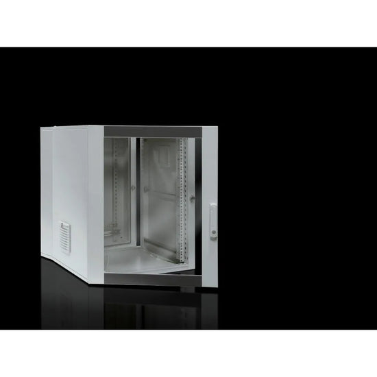 EL Caja mural para TI de chapa de acero 746Hx600Wx573Dmm IP55 RAL7035 15UA
