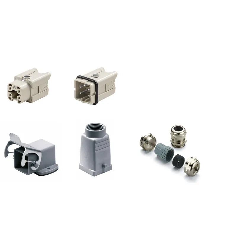 HDC-KIT-HA 04.402 KIT RockStar Salida superior 4P+PE 16A 400V Grupo1 Base acodad