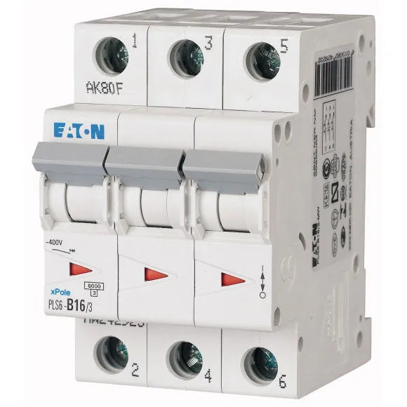 PLS6-C16/3-MW Xpole Interruptor termomagnético (ITM) 3P 16A 6kA Curva C