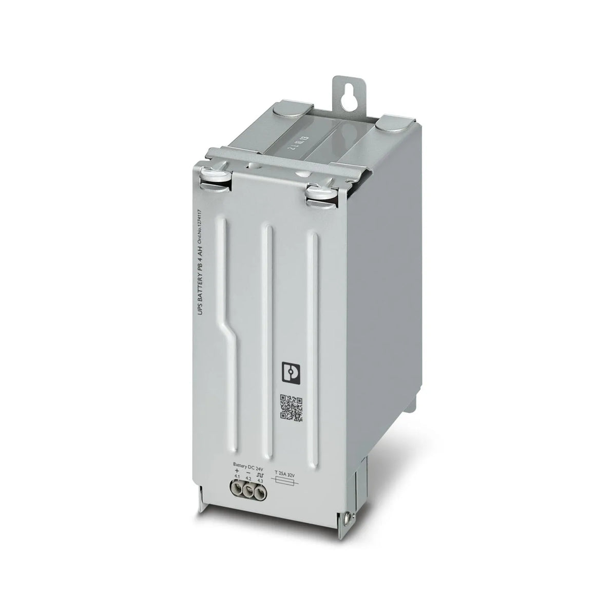 UPS-BAT/PB/24DC/4AH  Modulo de batería VRLA-AGM 24VDC 4Ah Carril DIN IP20