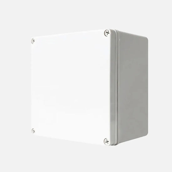 Caja de distribucion sobrep. p. opaca c/plat. 250HX150WX130Dmm Plastic PC IP67