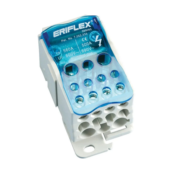 UDF-500A Bloque de distribución 1x 11 335A UL 1000V 51kA riel DIN IP20