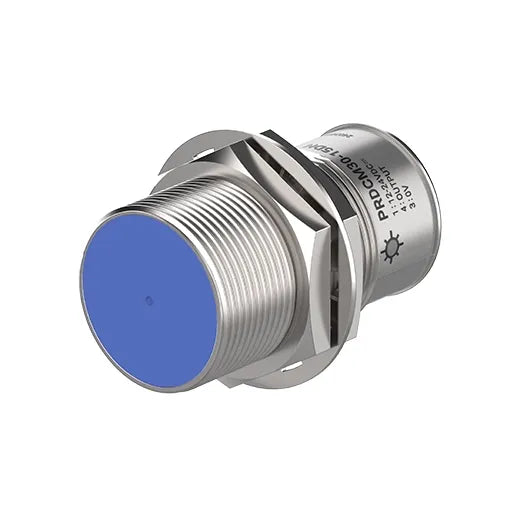PRDCM30-15DN Sensor inductivo M30 SN Ext 15mm Rasante 24VCD NPN NA T/conector