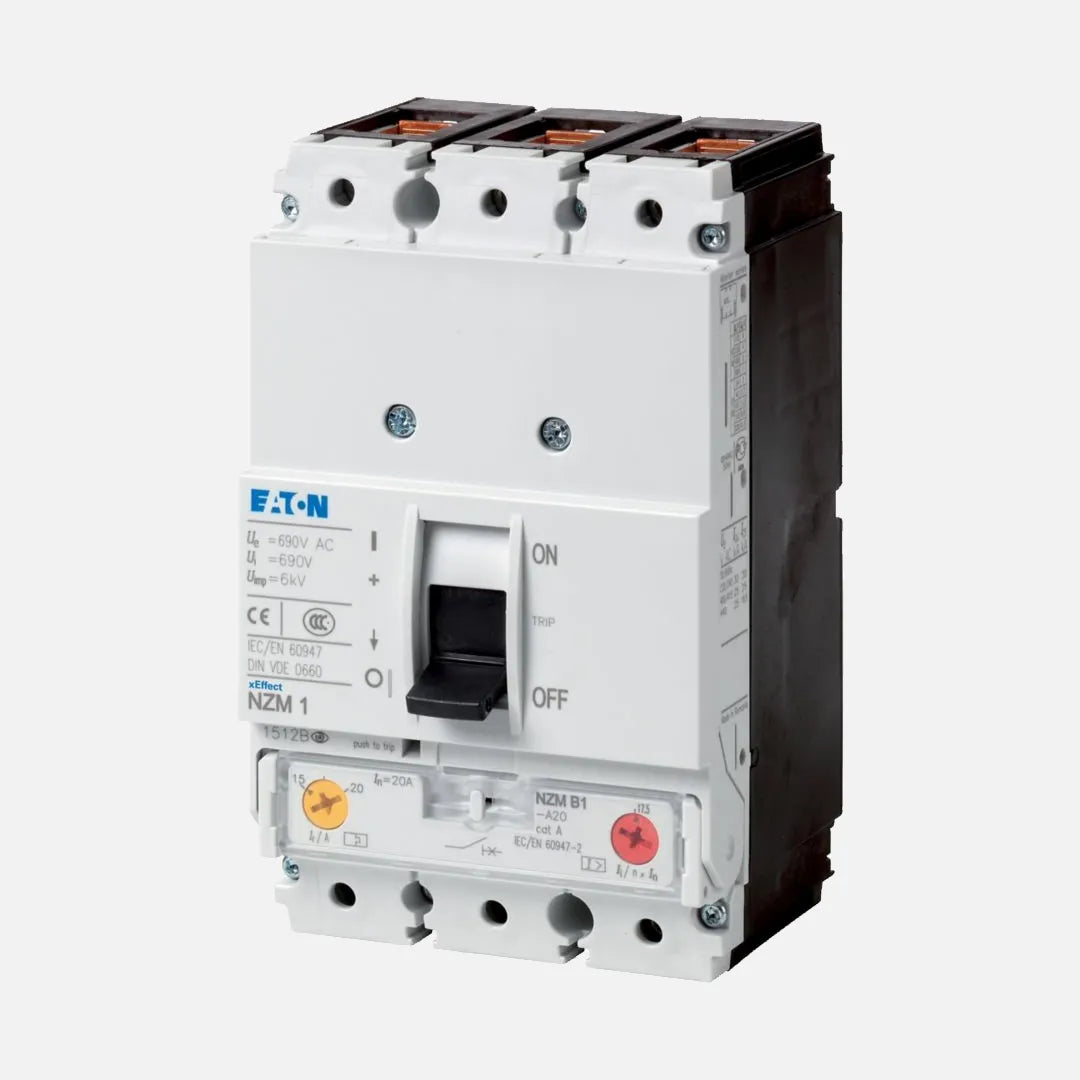 NZMN1-A125 ITM trifásico caja moldeada 125A 690V 50kA IP20 Tamaño 1
