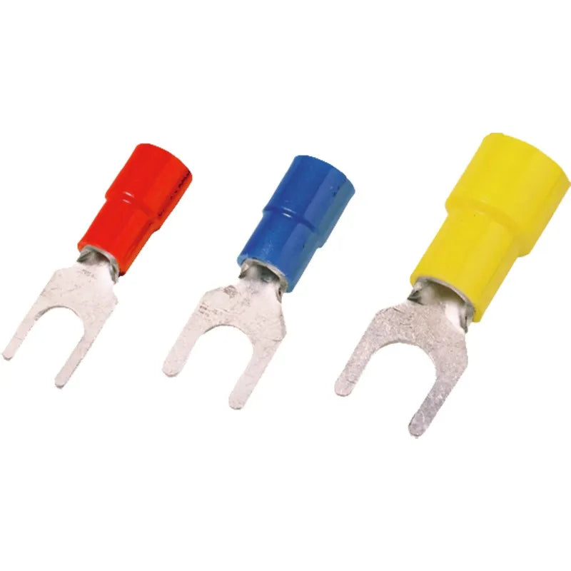 LIS 6M5 V Terminal espada aislada M5 3/16″ 4-6mm² 12-10AWG Amarillo 100PZ