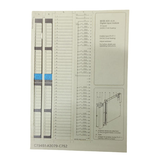 Siemens 6ES5430-4UA14 Simatic S5