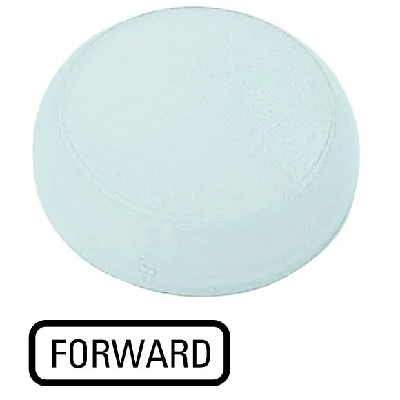 M22-XL-W-GB15 RMQ-Titan Lente para luz piloto Diseño-Plano color Blanco -FORWARD
