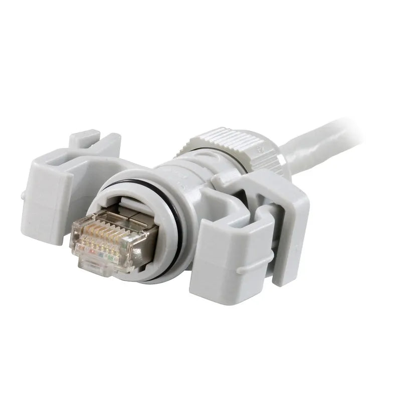 IE-P-IP67 Conector macho RJ45 Cat 6A/IDC. Conexión TIA T568 A. Pasamuros Var 6