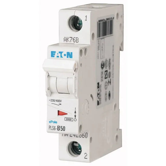PLS6-C50-MW Xpole Interruptor termomagnético (ITM) 1P 50A 6kA Curva C