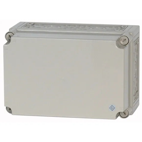 CI43E-200-RAL7032 Caja con tapa ciega y perforaciones 375Hx250Wx225D IP65