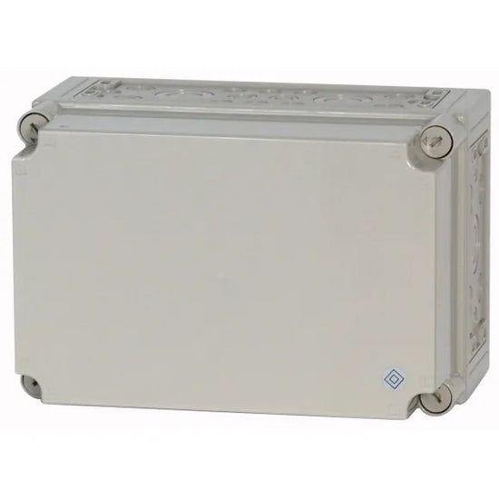 CI43E-200-RAL7032 Caja con tapa ciega y perforaciones 375Hx250Wx225D IP65