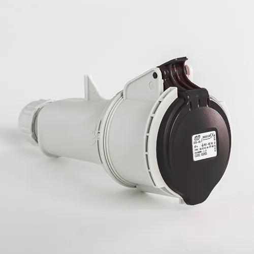 Base aérea 32A 3P+T 500VCA 7h Negro IP44