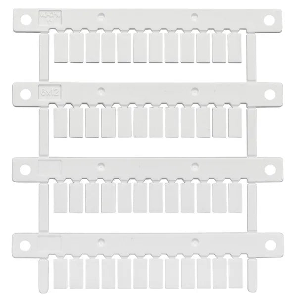 Juego de etiquetas de identificación Tamaño 6x12mm 48 piezas
