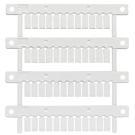 Juego de etiquetas de identificación Tamaño 6x12mm 48 piezas