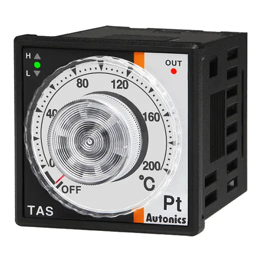 TAS-B4RP2C Control Temp análogo octal 48WX48H 0-200°C tipo-RTD 100-240VCA Relay