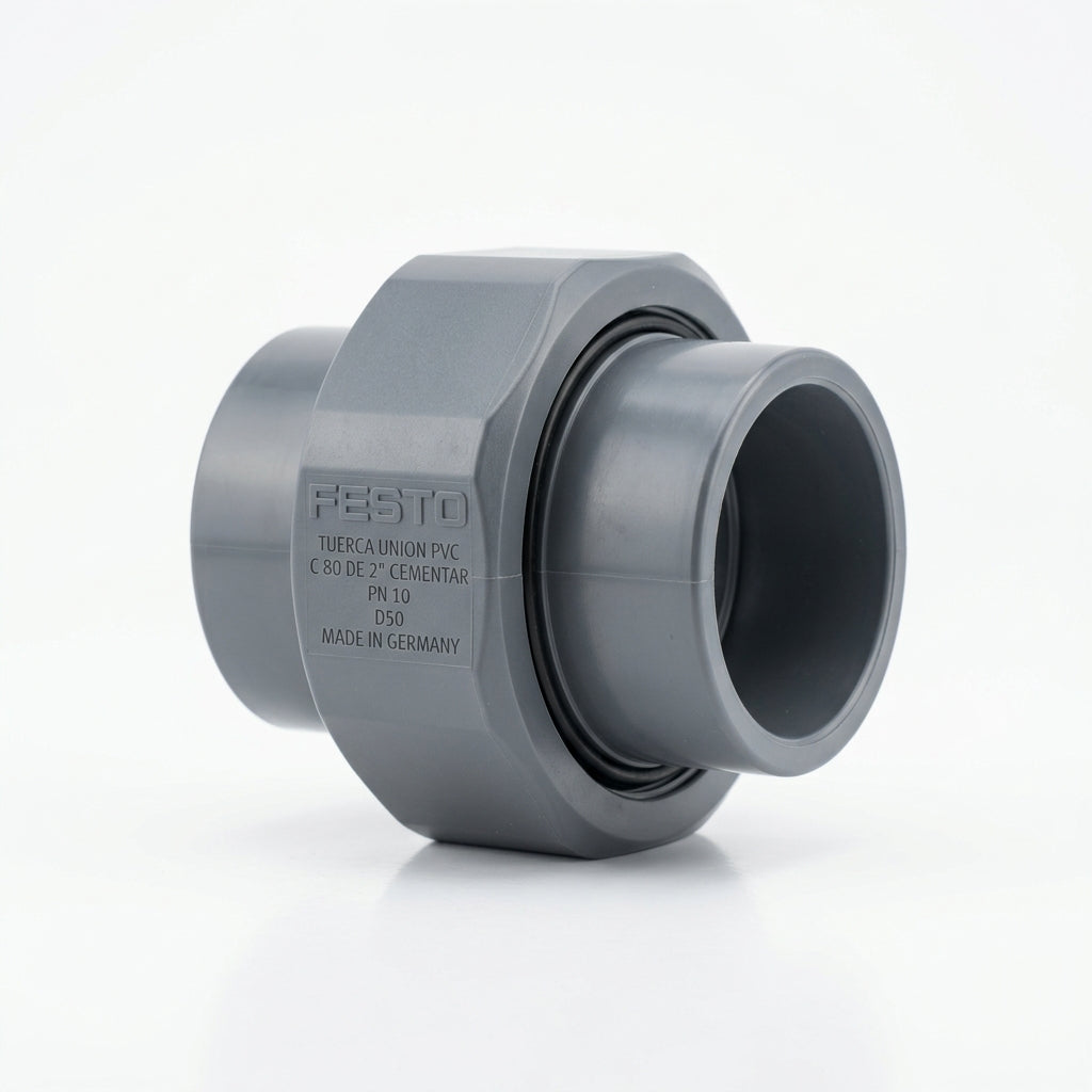 FESTO TUERCA UNION PVC C 80 DE 2" CEMENTAR