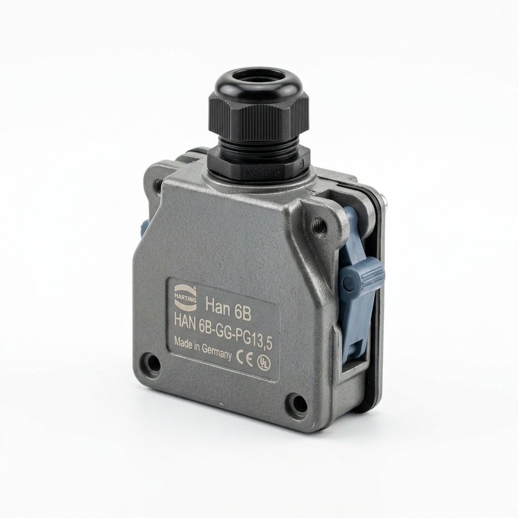 Harting HAN 6B-GG-13,5 conector metal cover