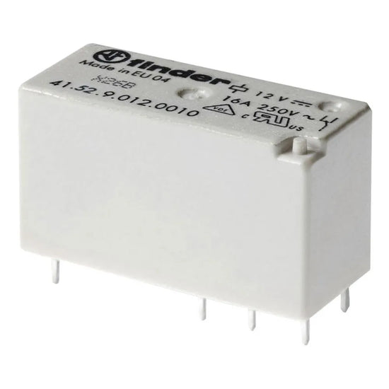 Relevador para circuito impreso 8 pines 12VCD 2CO 2NA2NC AgNi 8A 250V