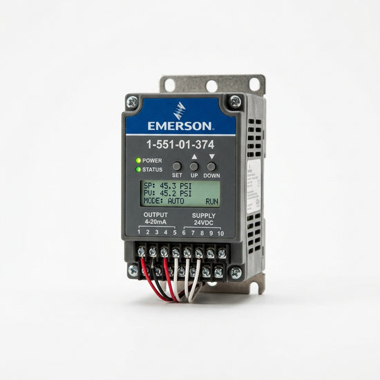 EMERSON 1-551-01-374 PLACA DE IDENTIFICACIÓN