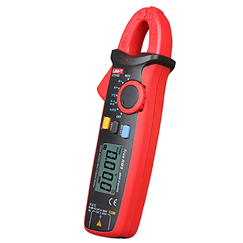 Mini pinza amperimétrica 200A AC/DC, 600V AC/DC, 20M?, 60kHz, 20mF, -40~1000?