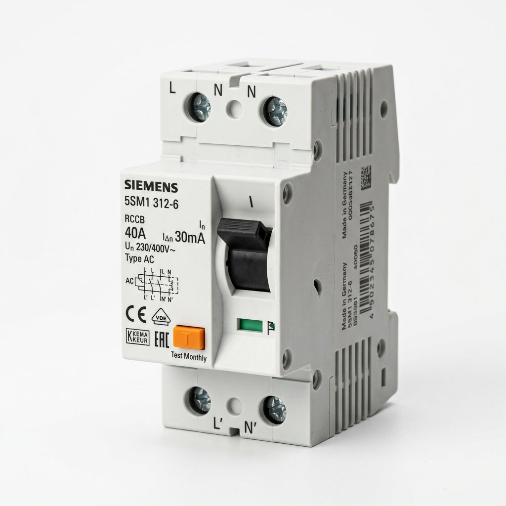 SIEMENS 5 SM1 312-6 INTERRUPTOR DIFERENCIAL