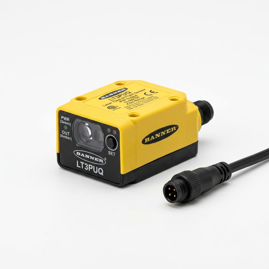 BANNER LT3PUQ SENSOR LASER DE DISTANCIA
