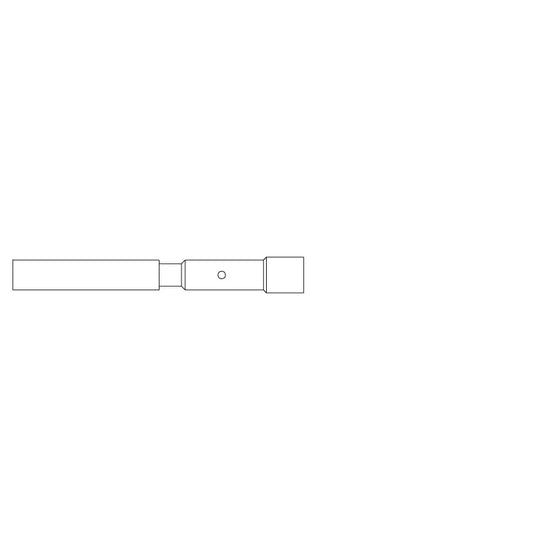 SAI-M23-KBC-1.00-1.5 Pin hembra de latón 1-1.5 mm² 18AWG