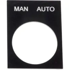 PLACA LEYENDA 22mm AUTO-0-MAN TD2