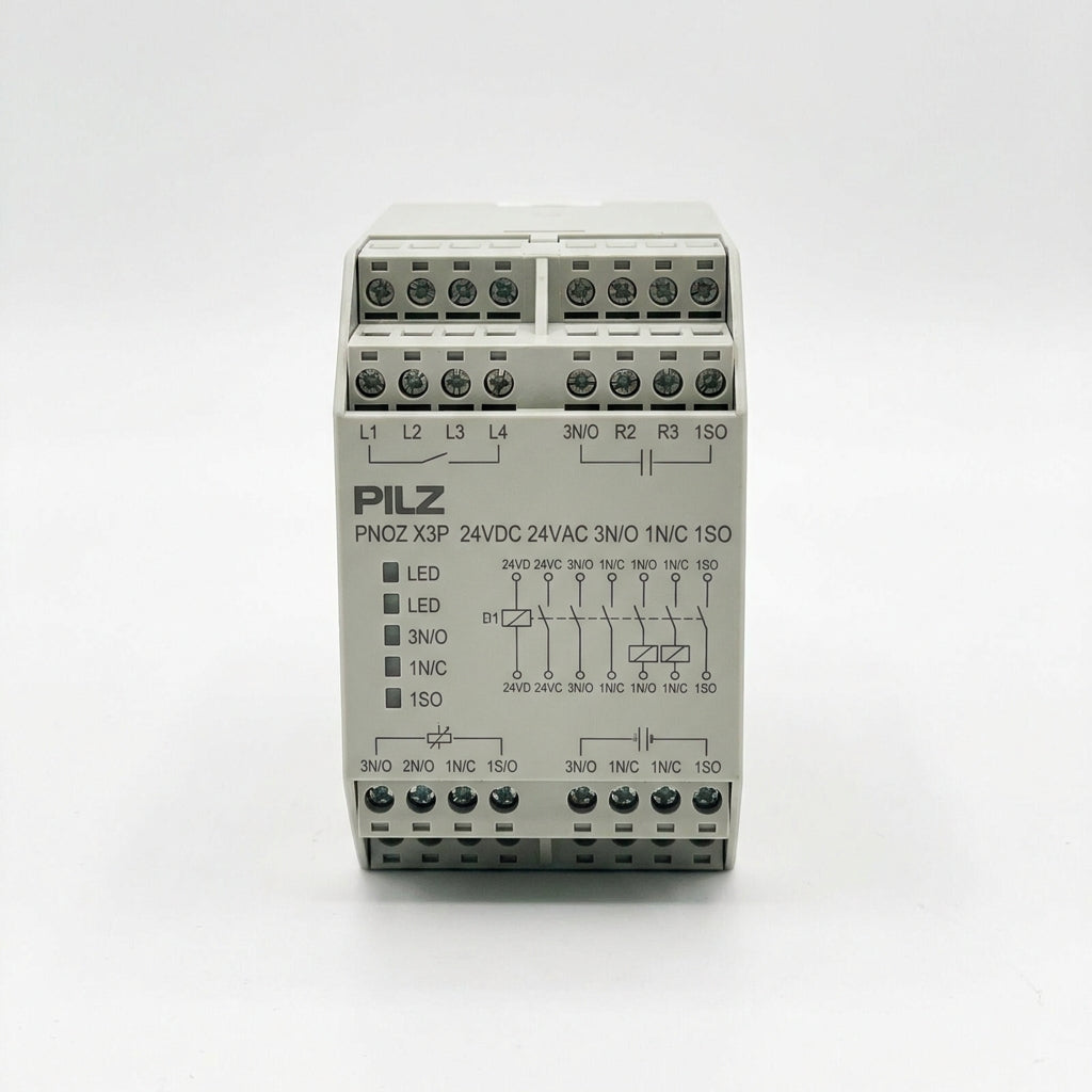 PILZ PNOZ X3P 24VDC 24VAC 3N/O 1N/C 1SO