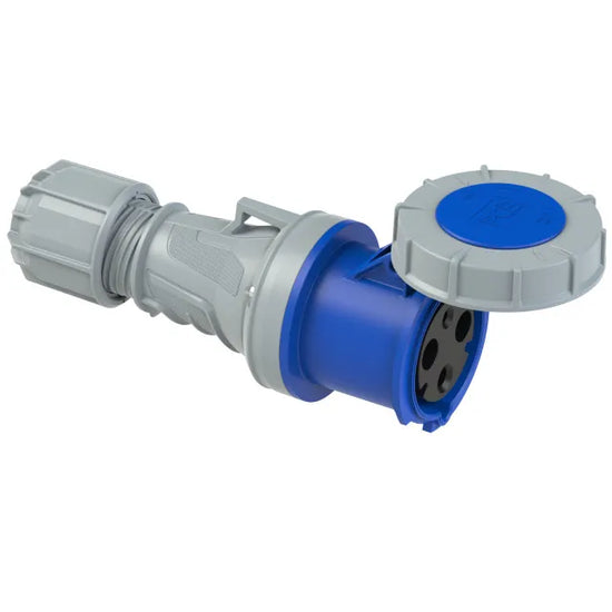 2751 Base aerea 2P+T 6H 63A 230V IP67 Azul
