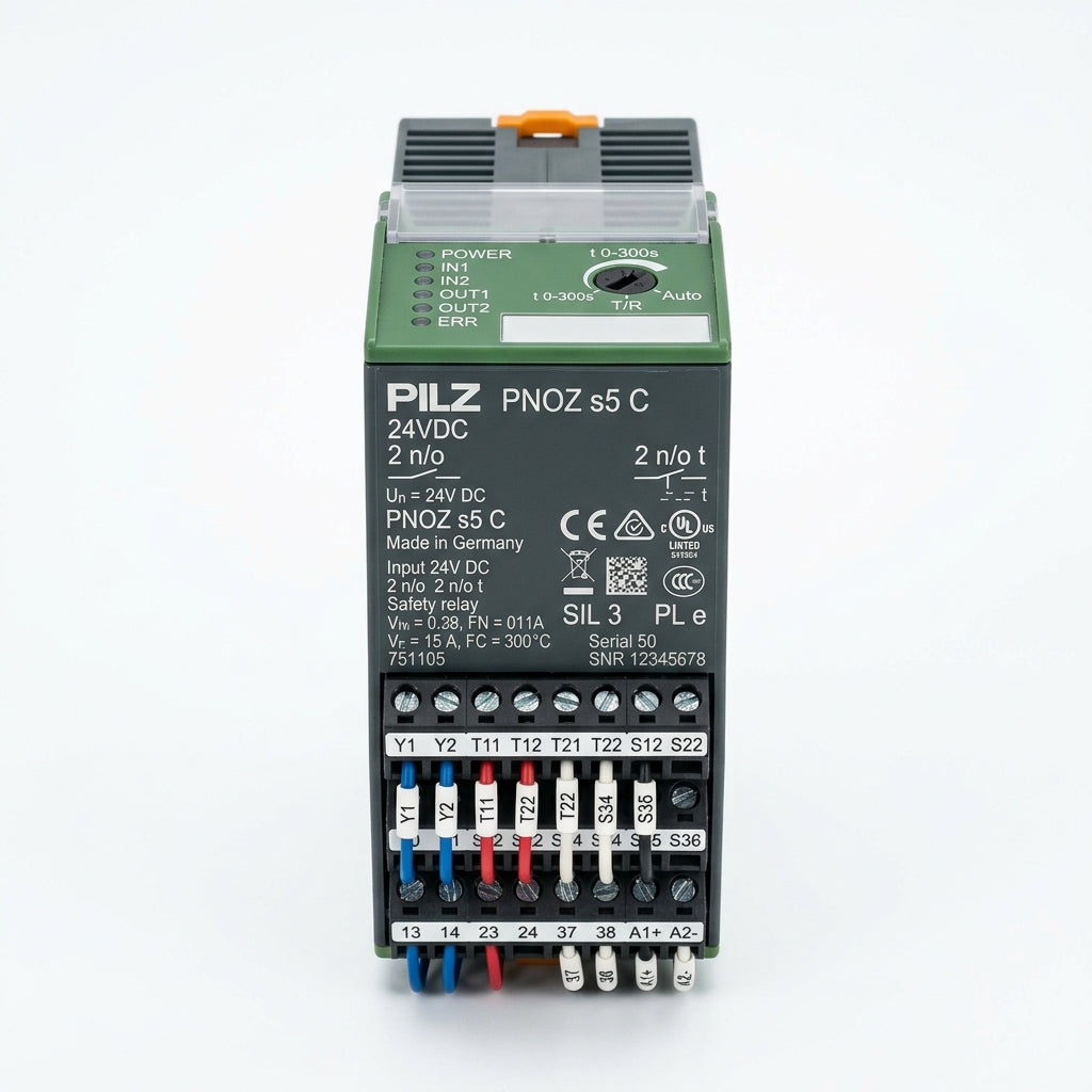 Pilz PNOZ s5 C 24VDC 2 n/o 2 n/o t