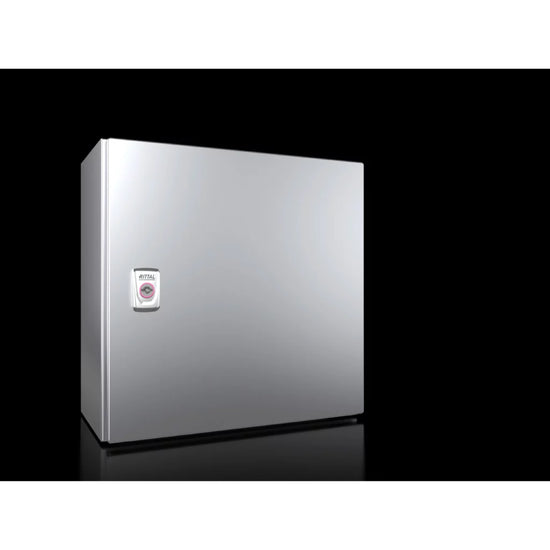 AX Gabinete mural de acero inoxidable AISI304 1P 380Hx380Wx210Dmm IP66 NEMA 4X