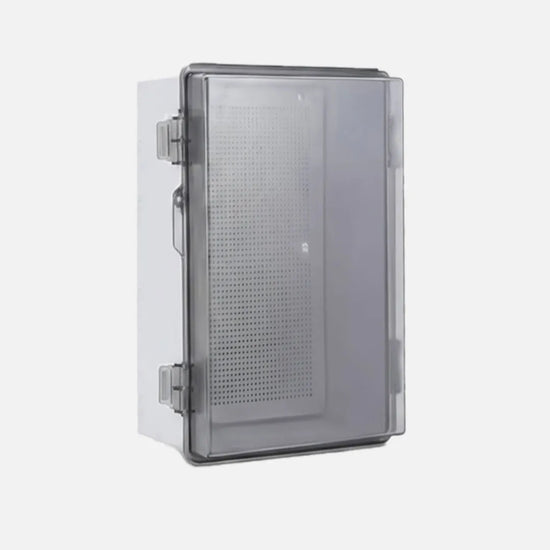 Gabinete mural puerta transp. c/platina 400mmHX300mmWX230mmD ABS+PC IP66