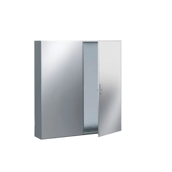 AE Gabinete mural de chapa de acero 2P 1200Hx1000Wx300Dmm RAL7035 IP55 NEMA 12